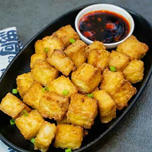 Crispy Air Fried Tofu