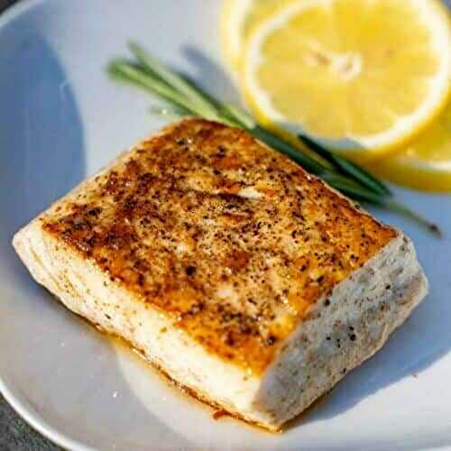 Pan Seared Halibut