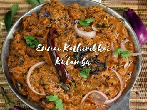 Ennai Kathirikai Kulambu recipe