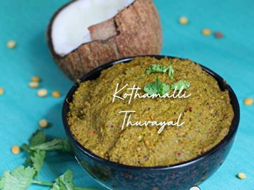 Kothamalli Thuvaiyal Recipe