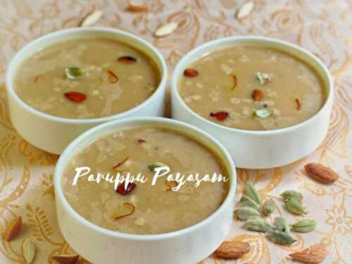 Paruppu Payasam Recipe