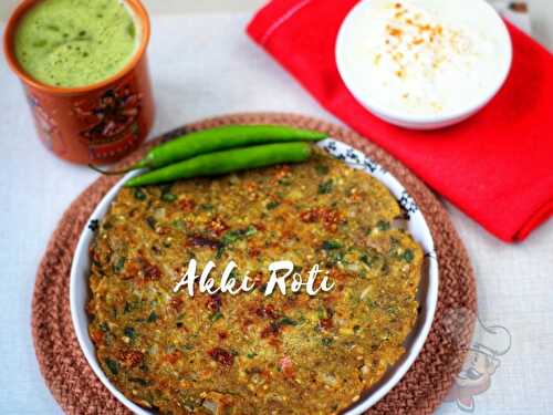 Udipi Special Akki Roti Recipe / Exotic Rice Roti With Just Three Ingredients