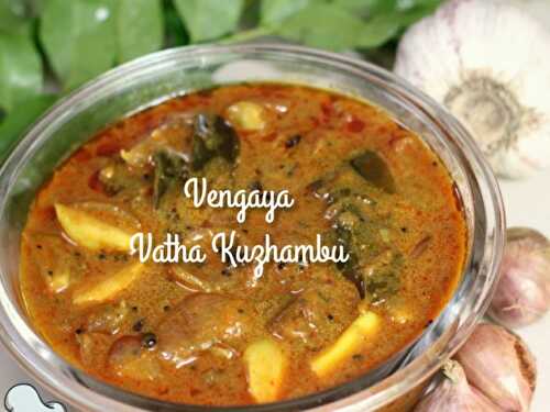 Vengaya Vatha Kuzhambu Recipe