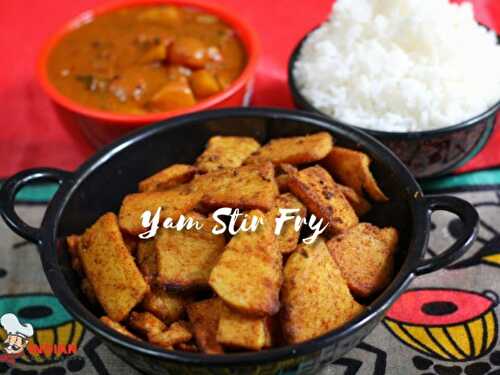 Yam Stir Fry / Suran Fry