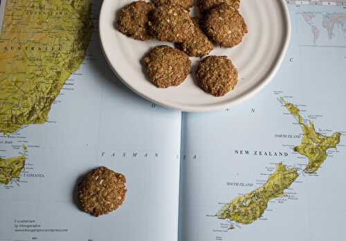 Anzac biscuits with hazelnuts
