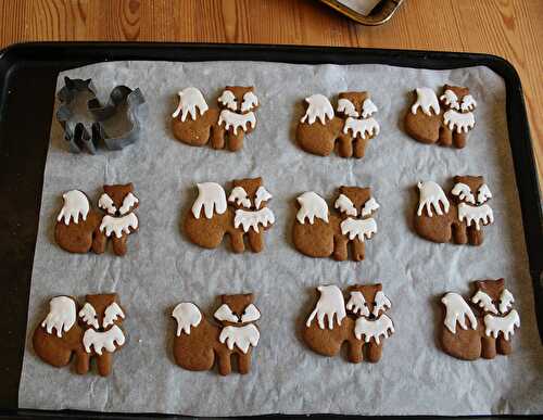 Gingerbread foxes plus make your own cutter