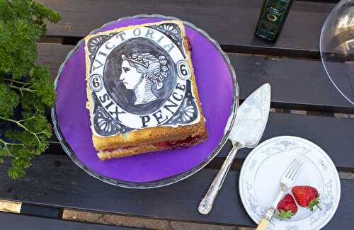 Queen Victoria sponge cake – with a savoury twist