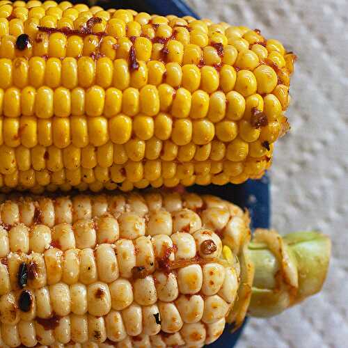 Grilled Chipotle-Lime Mexican Style Corn