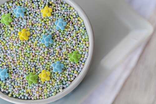 Frozen (or not) Chocolate Cheesecake Mousse with Summertime Sprinkles