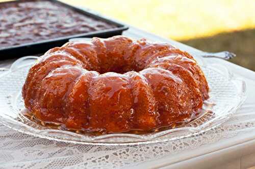 Savarin Chantilly: French Bundt Cake with Apricot Glaze