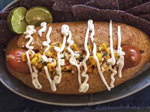The Mexican Street Corn Hot Dog