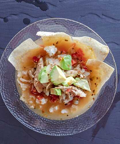 Quick & Easy Sonoran Style Chicken Tortilla Soup