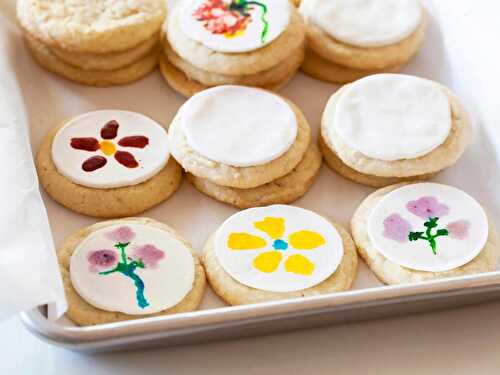 Hand Painted Flower Cookies - Recipes - Jackie Alpers