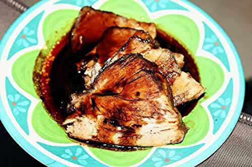Brown Sugar Balsamic Glazed Pork Loin