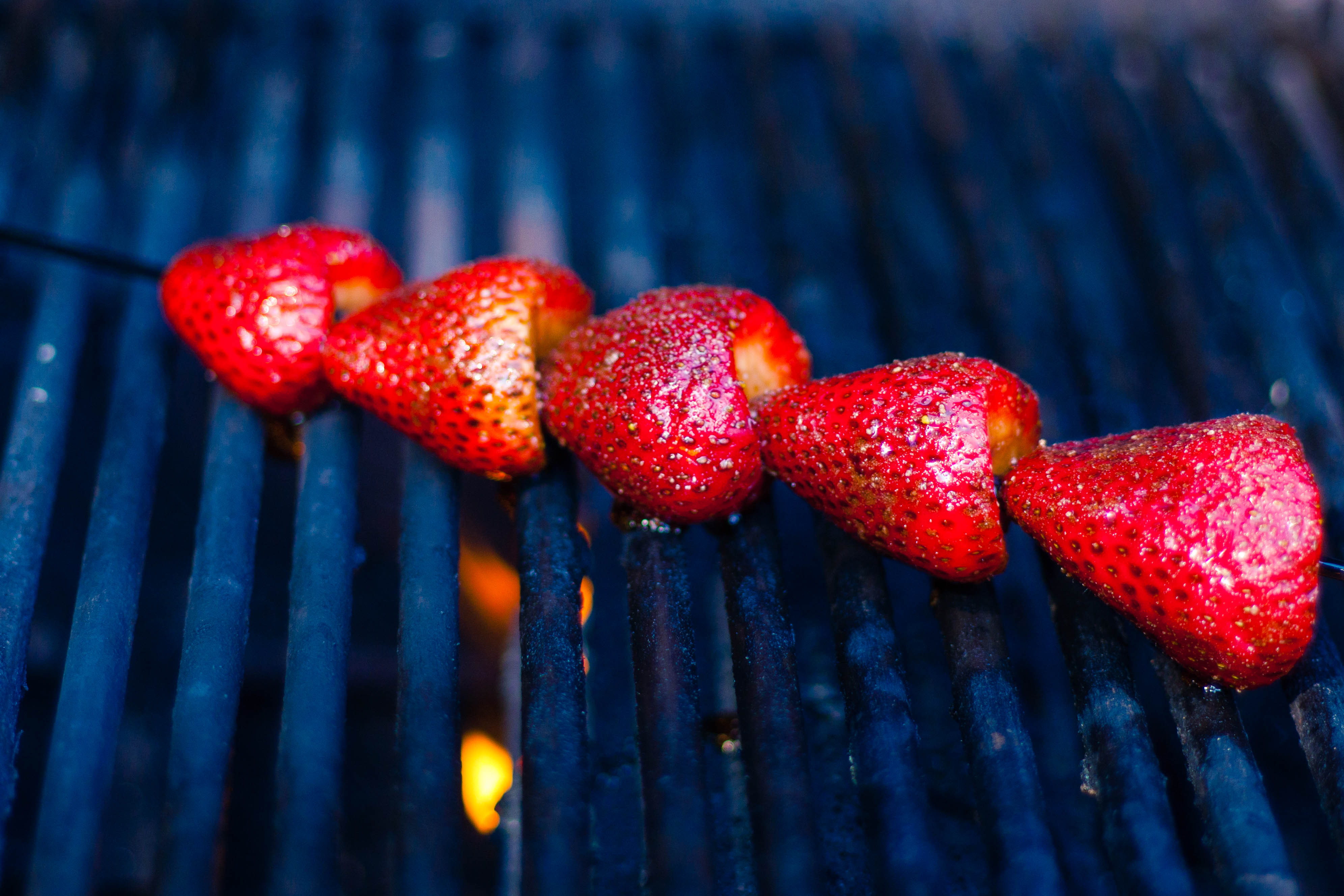 #CookOutWeek - Grilled Strawberries