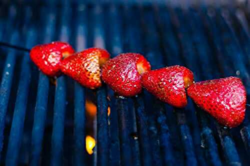 #CookOutWeek - Grilled Strawberries
