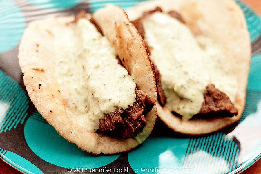 Grilled Steak Gyros