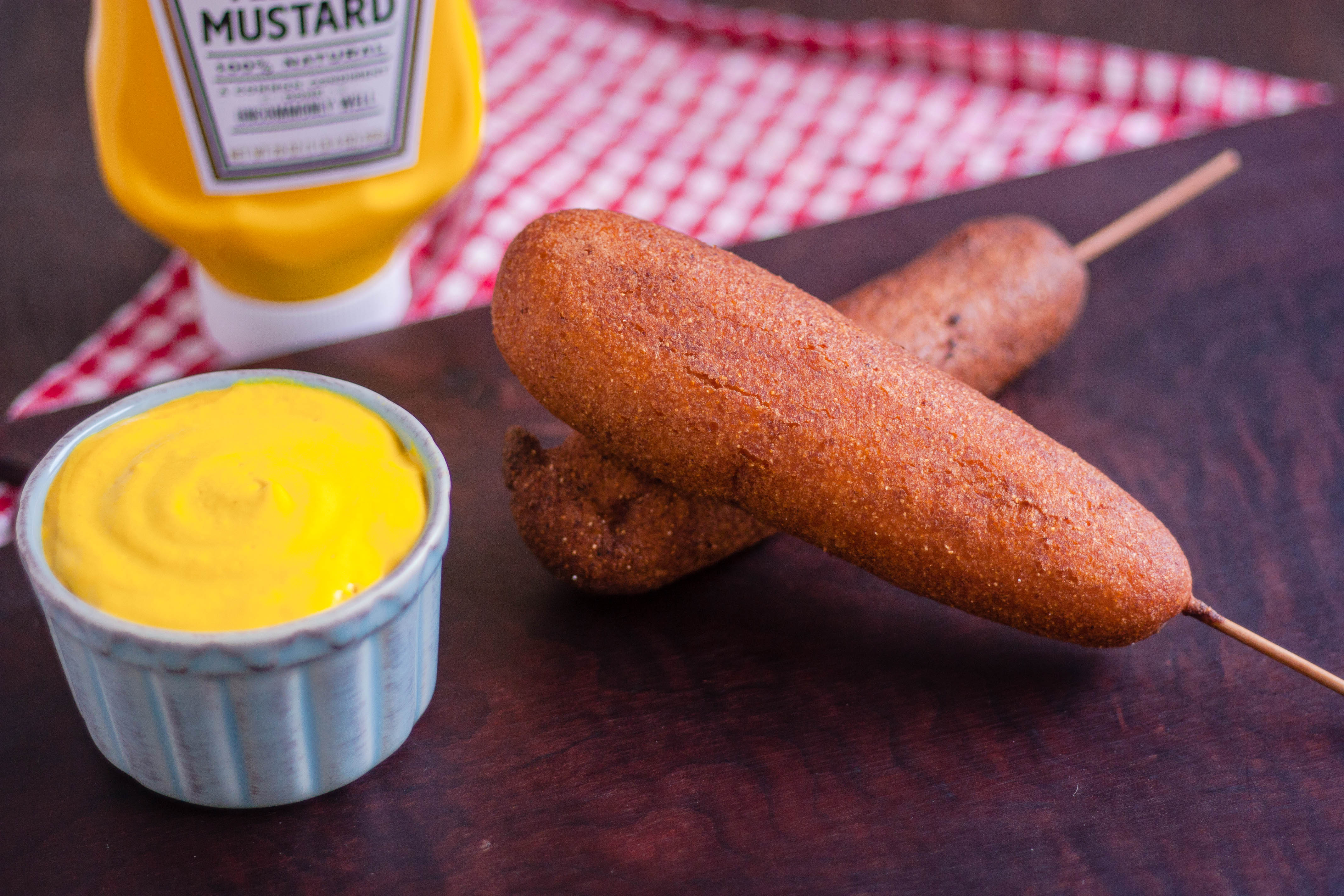 Homemade State Fair Corn Dogs
