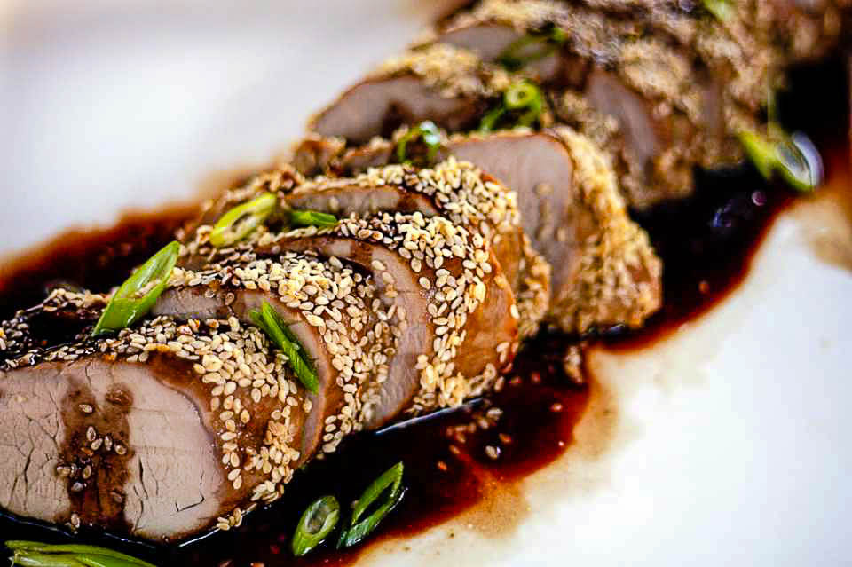 Honey Sesame Pork Tenderloin