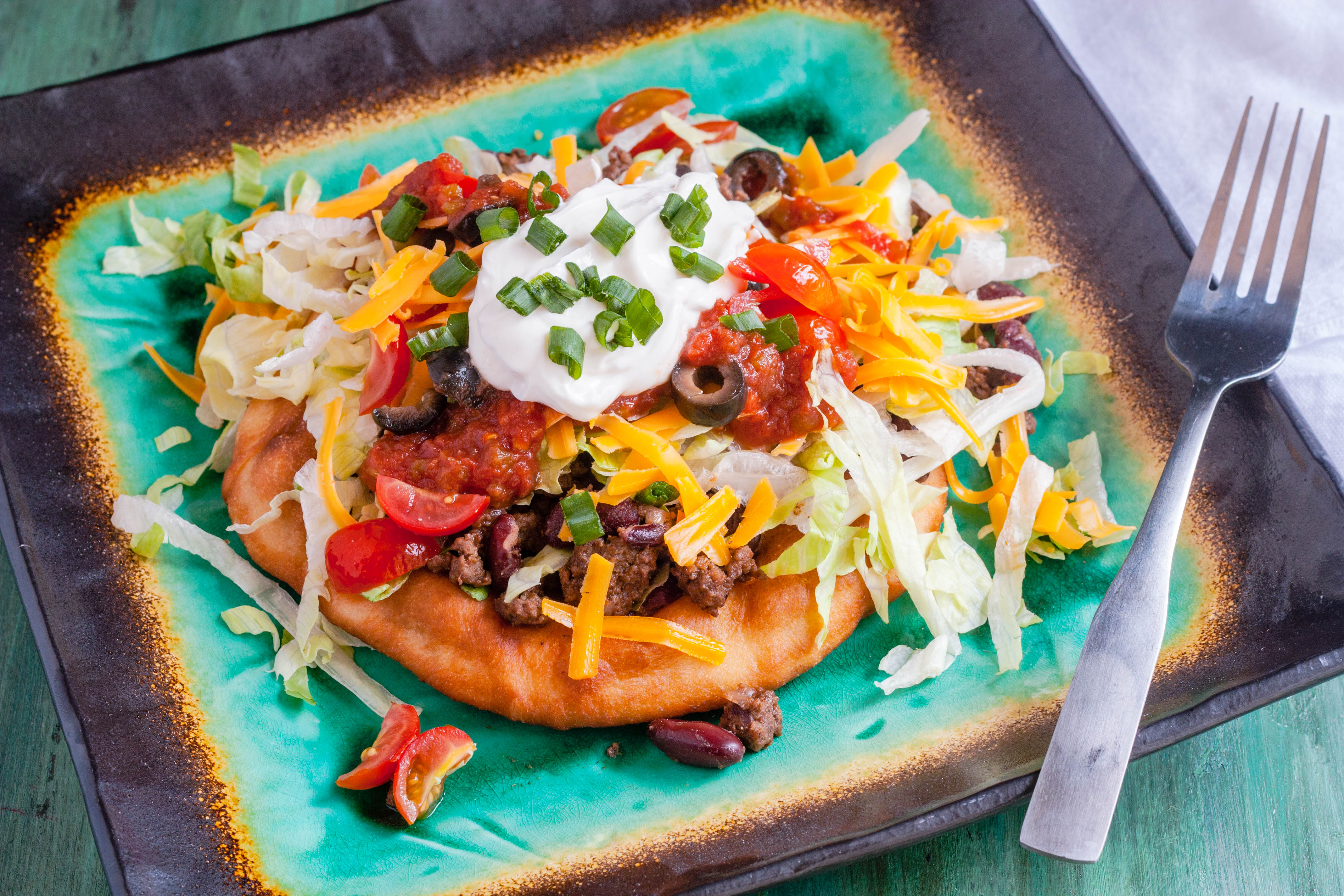 Indian Fry Bread Tacos