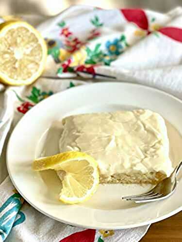 Lemon Texas Sheet Cake