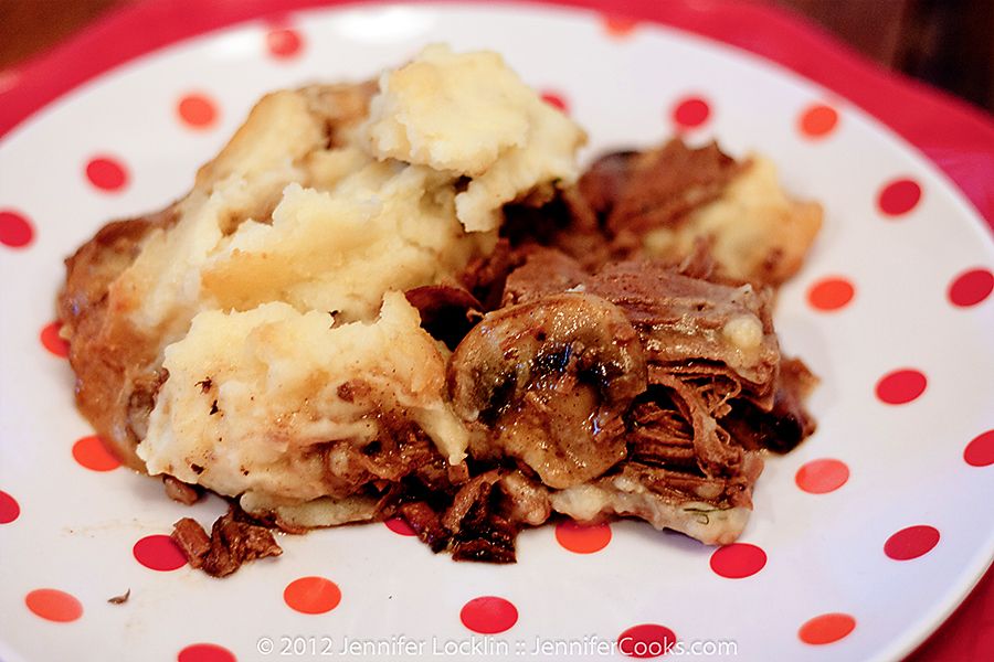 Roast Beef and Mushroom Shepherds Pie