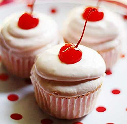 Shirley Temple Cupcakes: Under 200 calories!