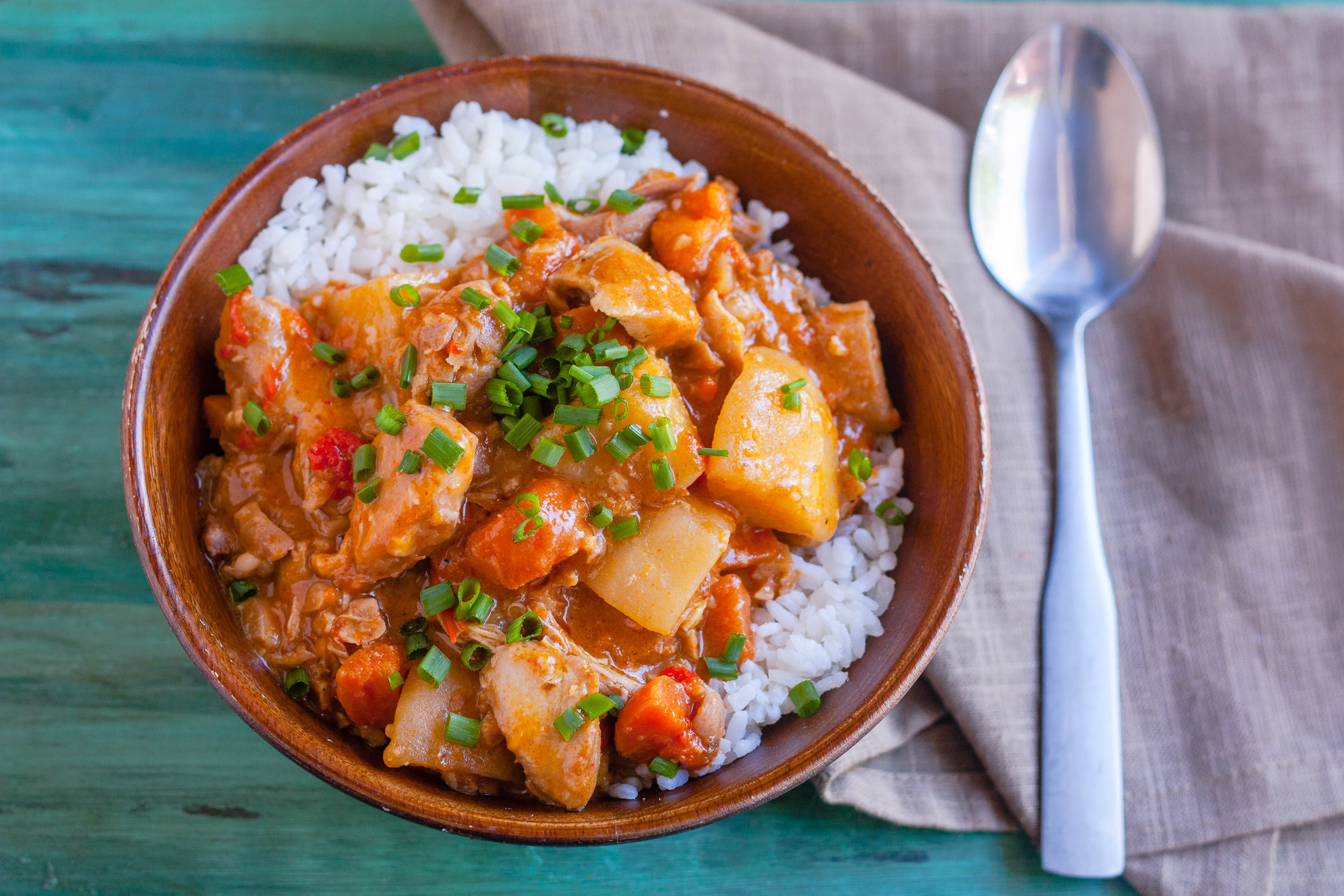 Slow Cooker Massaman Chicken Curry