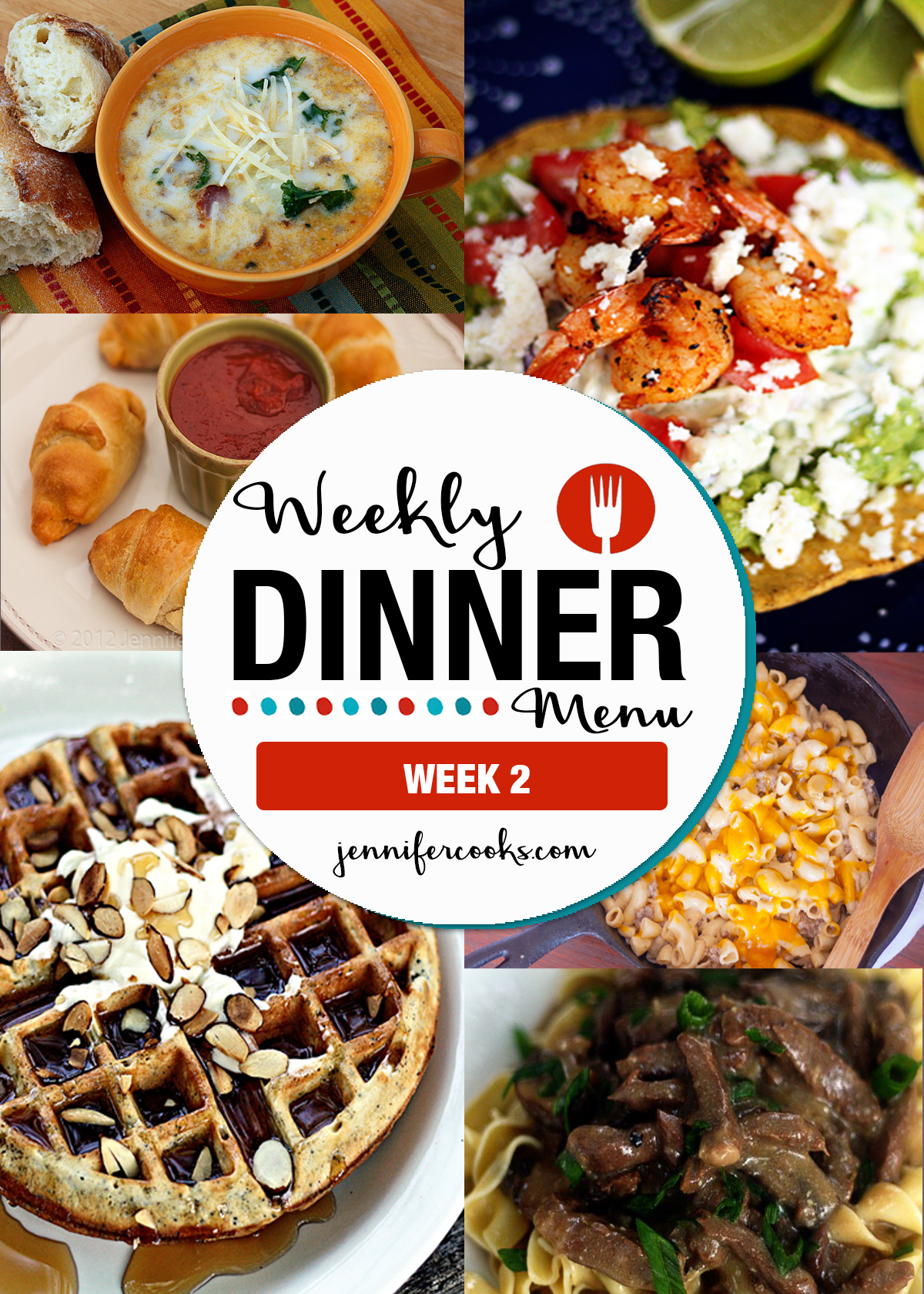 Weekly Dinner Menu: Week 2