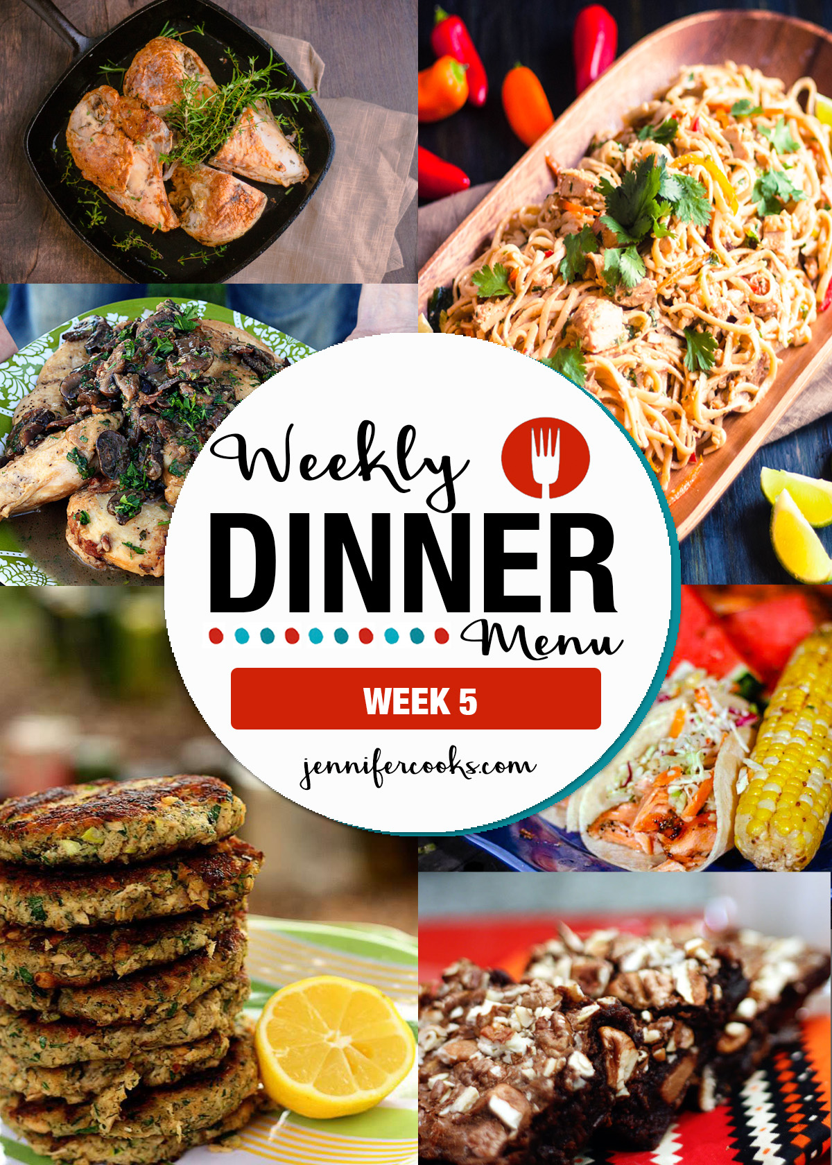 Weekly Dinner Menu: Week 5
