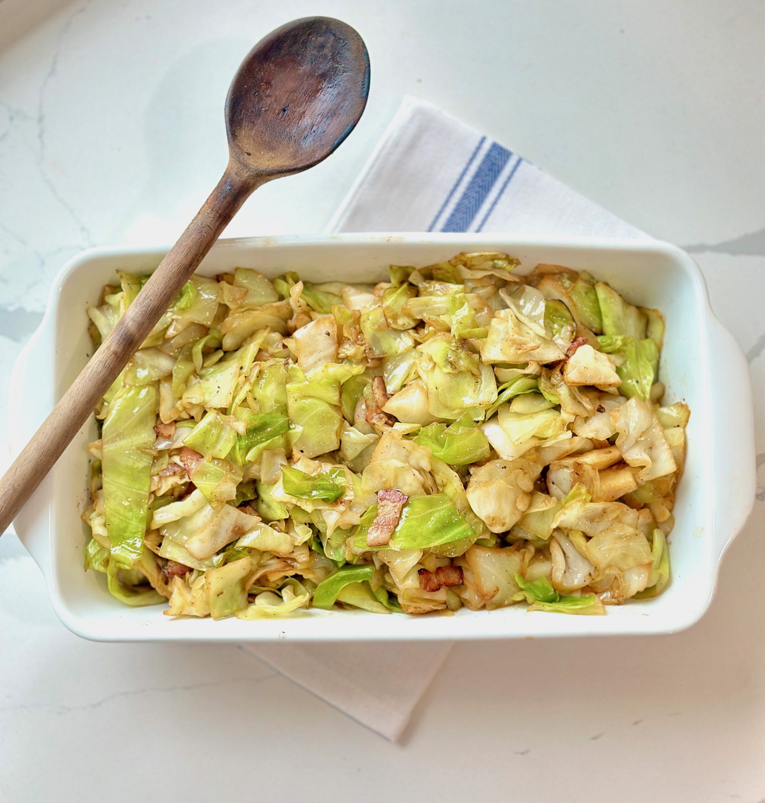 Southern Fried Cabbage with Bacon