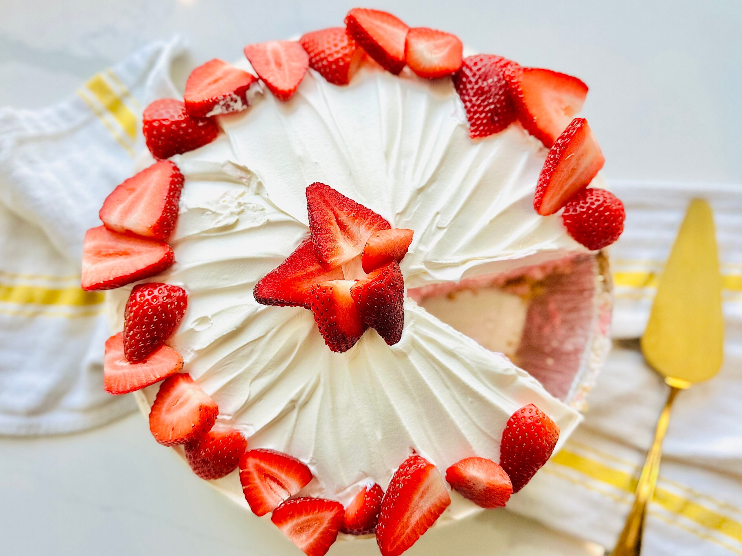 Strawberry Icebox Pie