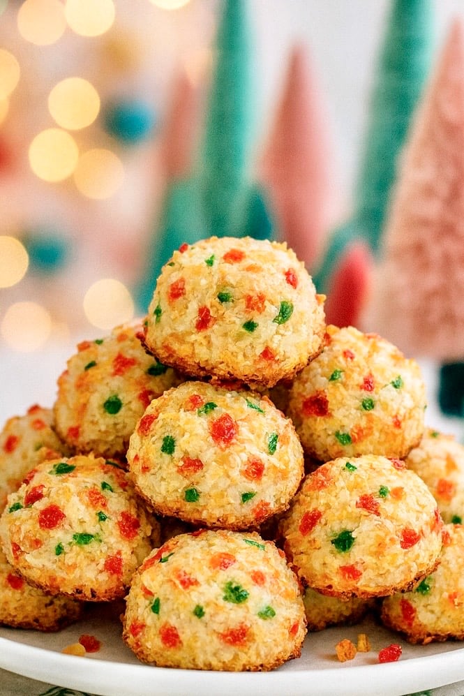 Fruit Cake Coconut Macaroons