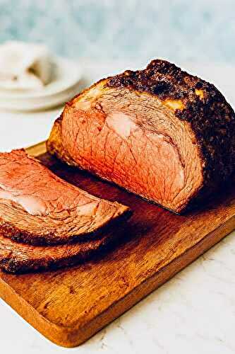 Prime Rib Roast Recipe with Herb Garlic Crust