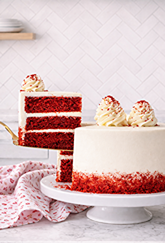Red Velvet Cake with Cream Cheese Frosting