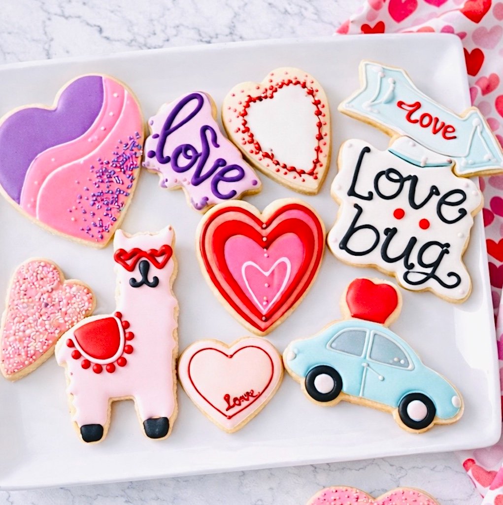 Sugar Cookies for Valentine’s Day