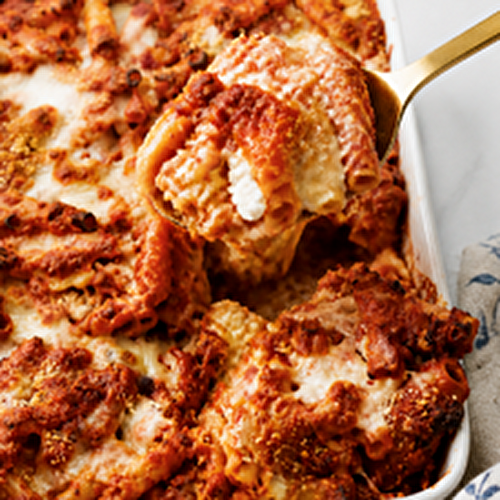 Baked Ziti with Italian Sausage and Ricotta