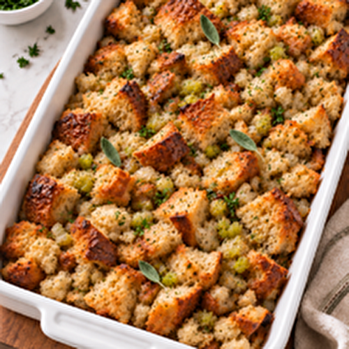 Classic Bread Stuffing with Sage