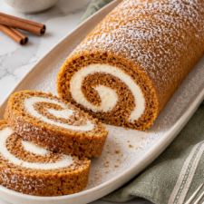 Pumpkin Roll with Cream Cheese Filling