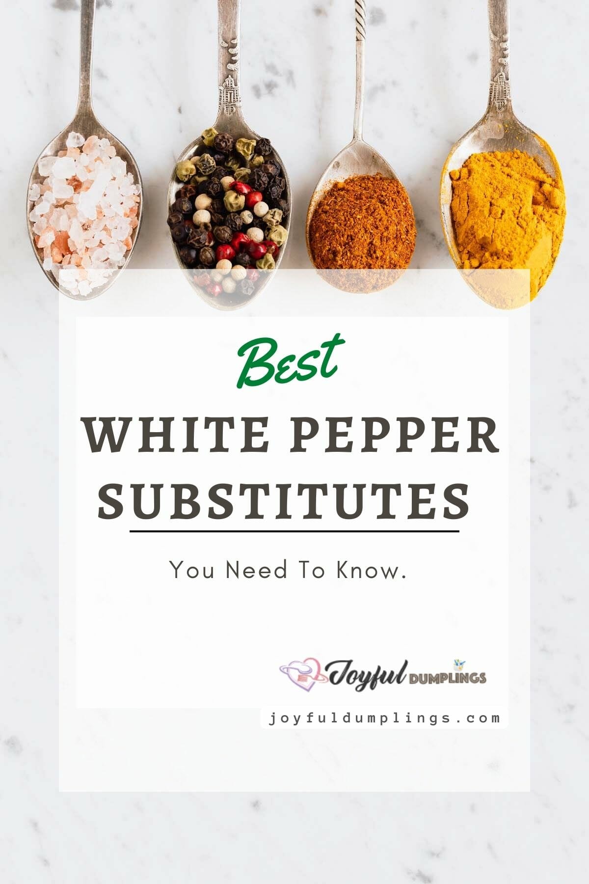 13 Substitutes for White Pepper