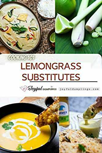 Lemongrass Substitutes you need to know