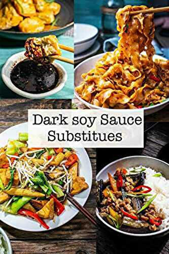 Substitutes for Dark Soy Sauce