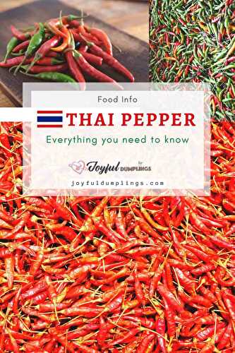 Thai Pepper Recipes