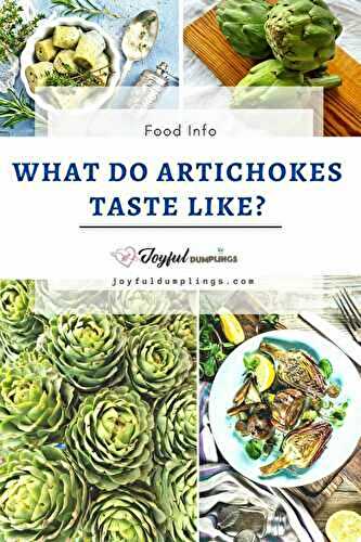 What Do Artichokes Taste Like?