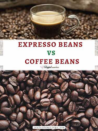 Espresso Beans VS. Coffee Beans