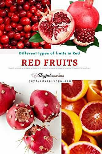 24 Red Fruits Good For Your Health!