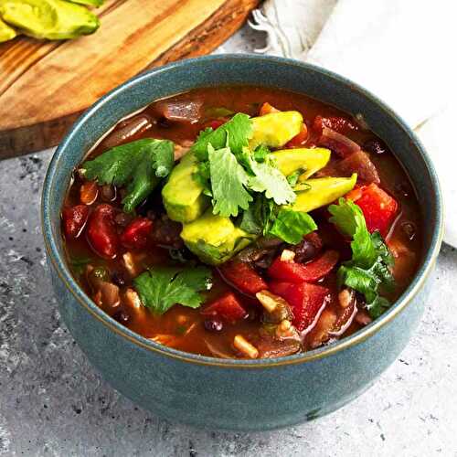 Vegan Tortilla Soup (Easy One-Pot Meal!)
