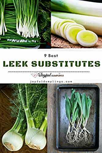 9 Best Leek Substitutes That You Need To Know