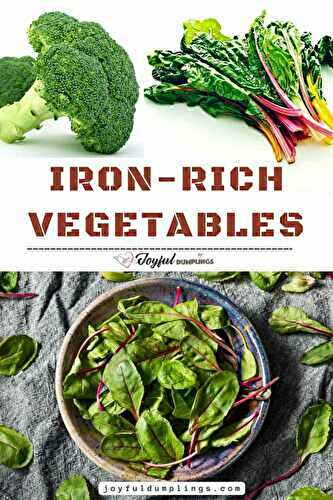 Top 6 Iron Rich Vegetables