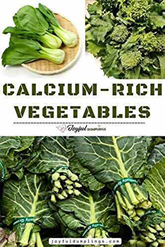 TOP 11 VEGETABLES HIGH IN CALCIUM